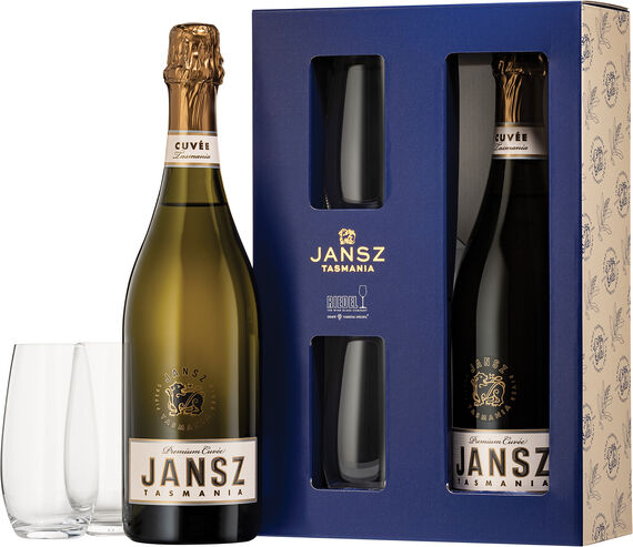 Premium Cuvée and Two Riedel Stemless Sparkling Flutes image number null